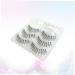minkissy 3 Pair Fake Eyelash Long Eyelashes Desne Eyelashes Fake Lashes Natural Eyelashes Makeup Eyelashes False Eyelash Make up - Buy Online on GoSupps.com