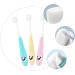 SEWOART 3pcs Children's Toothbrush Set - Fun 3D Training Brushes for Effective Teeth Cleaning - Safe Abs Material - Buy Online on GoSupps.com