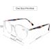 DOOViC Italy Design Fashion Reading Glasses | Stylish Clear Frames for Women & Men | +3.50 Strength Readers with Case - Buy Online on GoSupps.com