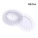 Minkissy 10pcs False Nail Art Display Tips - Transparent Nail Color Display Diagram & Practice Board for Nail Polish Training - Buy Online on GoSupps.com