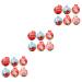 Cabilock 18 Pcs Christmas Party Favors Christmas Boxes for Treats Christmas Tree Ornaments Spherical