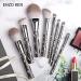 Luxury Enzo Ken Natural Goat Hair Make-Up Brush Set - 10 Soft Brushes & Cosmetic Bag | Perfect Christmas Gift - Buy Online on GoSupps.com
