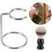 Minkissy Razor Accessories for Men | Safety Razor Holder & Shaving Brush Rack | Premium Silver Grooming Tool Kit - Buy Online on GoSupps.com