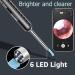 1080P Wireless Otoscope for Ear Wax Removal - WiFi Ear Cleaner Camera with 6 LED Lights - Ideal for Adults, Kids, and Pets - Black - Buy Online on GoSupps.com