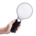 1 Pack Magnifier 3 LED Light 10X 30x Handheld Magnifier Reading Magnifier Lens Jewel Magnifier 3 AAA Battery (excluding Tax) Lightweight and Portable Made in China
