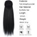 75CM Afro Kinky Straight Drawstring Ponytail Afro Yaki Straight Drawstring Ponytail Extensions for Women Girls Pony Tails Hair Pieces Black (75CM/30 INCH 1B) 75CM/30 INCH 1B - Buy Online on GoSupps.com