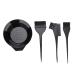 Hair dye brush dye brush dye bowl professional hair salon with exquisite craft hair color and 1 mixing bowls