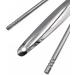 3PC U-Shaped Tongue Scraper Set - Dentist Approved Stainless Steel Tongue Cleaner for Adults & Children - Portable & Effective Oral Hygiene - Buy Online on GoSupps.com