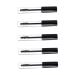 Didiseaon 5pcs Eyelash Cream Bottle Mascara Tubes with Wands Empty Glass Empty Tube Makeup Brushes DIY Round 1 g (Pack of 1) Black