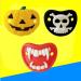 Kisangel 3pcs Funny Pacifiers - Pumpkin Skeleton Vampires Fangs Shaped Pacifier Set for Halloween Party Favors - Buy Online on GoSupps.com