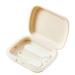 1/2 pieces of storage case |Storage box for orthodontic braces holder with braces removal tool |Slim storage case for dentures transparent braces milky white