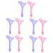 Beavorty 10 Pcs Eyeliner Eyelash Tools Lash Mask Guide Tool for Makeup Girls Makeup Tools Miss Shield Simple mediumx5pcs Assorted Colorx5pcs