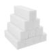 Sussurro 10 piece white buffer grinding blocks polishing block buffer of the new generation sponge nail file buffer grinding blocks nail file manicure tool
