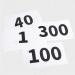Azarxis Running Bib Competitor Numbers 001-50 with Safety Pins | Tyvek Tearproof Waterproof | Marathon Races Events - Buy Online on GoSupps.com