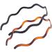 Set of 2 Women Girls Hard Plastic Headband Hair Hoop Black and Brown High-grade Headwear Hairband (Style E#) - Buy Online on GoSupps.com