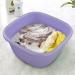 Jekiyo 16 Qt Purple Wash Basin 2-Pack Plastic Square Dish Tub - Buy Online on GoSupps.com