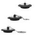 Upgrades Sink Stoppers Set Rubber Drain Plugs with Hand Hook Simple Installation Suitable for Kitchen & Bathroom Sinks 5cm sets