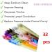 Natural Ear Candles - 32 Pieces (8 Colors) for Ear Wax Removal | Scented Hollow Bowling Candles with 16 Protective Panes - Buy Online on GoSupps.com