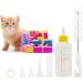 Pet Nurse Feeding Bottle Kit for Dogs, Puppies, and Kittens with Replacement Nipples - Pet Feeder Set - Buy Online on GoSupps.com