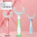 Cartoon 360 U-Shaped Baby Toothbrush - Soft Silicone Dental Care Tool for Kids & Toddlers - Buy Online on GoSupps.com