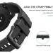 Silicone Fastener Ring 6-Pack for Garmin and Galaxy Watches - Secure Connector Loop for Vivoactive, Fenix, Forerunner, Vivomove Bands - Black - Buy Online on GoSupps.com
