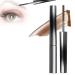 Vervaci Iron Rod Mascara Vervaci Mascara Iron Wand Mascara Waterproof Mascara With Metal Wand Metal Wand Mascara Long-lasting Curling Iron Mascara (Brown)