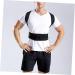 KALLORY Lumbar Support Belt for Women & Men - Posture Brace for Back Pain Relief - Adjustable Black Supportive Tape - Buy Online on GoSupps.com
