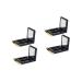 FOMIYES 4 Pcs Eye Shadow Box Traveling Makeup Case Eye Make up Pallet Empty Makeup Case Loose Powder Square 6.15x5.09cmx2pcs As Shownx2pcs