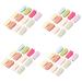 Beaupretty 96 pcs Nail Gradient Sponge mini applicator wedges nail brush puff face sponge for makeup blending sponges for makeup Sponges Brush cosmetic sponge nail paint manicure foundation