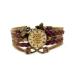 Yeory Multilayer Bracelet Leather Wrist Cuff Bangles Women Wrap Bracelets Bracelets for Women Multi-Layer Bracelet for Men
