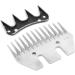 High-Strength Stainless Steel Shear Knife for Sheep & Goats | 13 Tooth Straight Blade + Swivel Blade Replacement - Buy Online on GoSupps.com