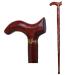 Walkers for Seniors Disabled&Elderly Lightweight Non-Slip Solid Wood Canes Men&Women Hiking Wood Walking Sticks Mountaineering Crutch Red Wine 88cm(35inch) rollator Walker Durable Mobility Aid