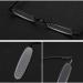 Buy Mini Slim Pen Reading Glasses - Portable Clip Case Compact Metal Frame Eyeglasses (Black 2.25X) | International Shipping Available - Buy Online on GoSupps.com