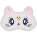 Cartoon Cat Eye Sleep Mask Plush Blindfold in Pink, White, and Black - Buy Online on GoSupps.com