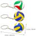 Ifundom 3D Volleyball Key Pendant - Sportball Keychain for Bags & Backpacks | 3 Pieces Hanging Volleyball Trailer - Buy Online on GoSupps.com