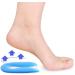 Heallily Silicone Gel Heel Cups - U-Shaped Soft Cushion Shoes Pads for Heel Pain - Shock Absorbing Support - Size S (1 Pair) - Buy Online on GoSupps.com