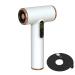 N/A Cordless Hair Dryer Rechargeable USB Cordless Hair Drye 3-Level Wind Speed Adjustable with Digital Screen Battery Powered Hair Dryer for Women Men Kids Outdoor Camping White
