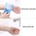 Silicone Body Scrubber Back Scrubber for Shower - Long Handle Exfoliating Bath Brush, Blue - Buy Online on GoSupps.com