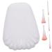 FRCOLOR 10 Pcs Highlight Lip Nail Lint Free Pads Contouring Brush Contour Blending Brush Tote Bag Insert Blush Brush Mini Makeup Brush Eyeshadow Brush Travel Nylon Mix White Makeup Tools