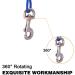 16.4ft Dog Tie Out Cable Running Leash Tie-Out Cable for Dogs Chew Resistant Tieout Leash Outdoor Camping Picnic Strong Pet Safety Rope(Blue) - Buy Online on GoSupps.com