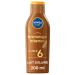 NIVEA SUN Bronzage Intense Tanning Activating Milk SPF6 (1 x 200 ml), Water Resistant Sun Protection, Light and Non-Greasy Formula Sunscreen