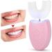 Soft U-Shaped Electric Toothbrush for Kids & Adults - Automatic Cleaning Pink Toothbrush for Optimal Mouth Care - Buy Online on GoSupps.com
