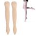Thigh High Compression Socks Beige 23-32 MmHg Pressure Sports Compression Stockings with Closed Toe for Varicose Veins
