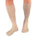 JOBST Relief Knee Highs 20-30 mmHg Closed Toe Beige Size L Petite