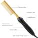 Buy Hot Comb Electric Straight Comb - Hair Curler & Straightener with US Plug | Fast International Shipping - Buy Online on GoSupps.com