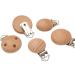 10PCS Wood Pacifier Clips Round Teething Toy Making Attachment - 35MM Style 2 - Buy Online on GoSupps.com