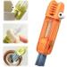 Jbnmvc 3 in 1 Cup Lid Cleaning Brush 2024 New Crevice Cleaning Brush Set for Bottle Mouth Tight Spaces Cup C Orange - Buy Online on GoSupps.com