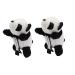 JIHUOO 2 Pieces Panda Alligator Hair Clips Animal Hair Clips Non-Slip Hairpins Panda Headwear for Girls Panda