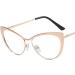 Shop Panghubo Blue Light Filter Cat Eye Glasses - Fashionable Clear Lens Frames for Adults | International Shipping Available - Buy Online on GoSupps.com