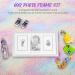 My Tiny Prints Newborn Baby Handprint and Footprint Kit - Baby Keepsake Frame with Ink Pad - Baby Shower Gift - 17 x 9.5 - Gray - Buy Online on GoSupps.com